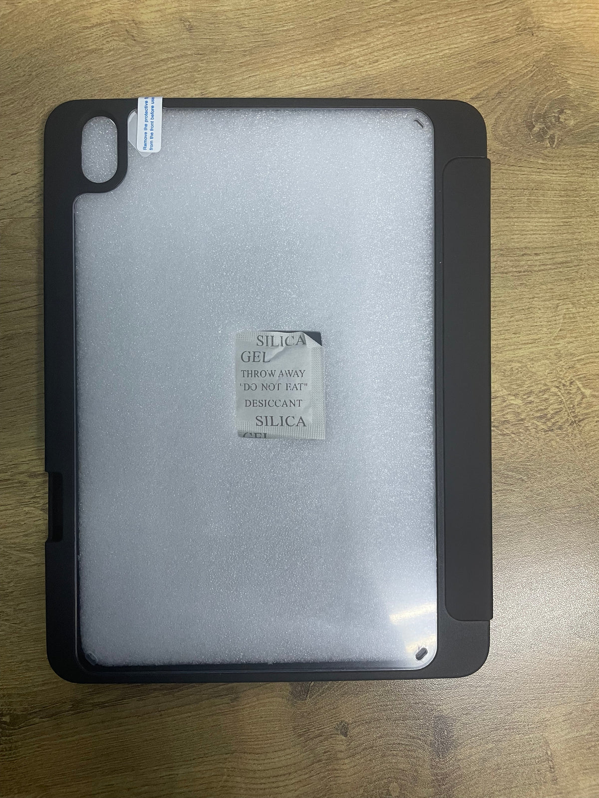 Transparent back iPad Air 4/5/6 Case - Black - iPady Palestine