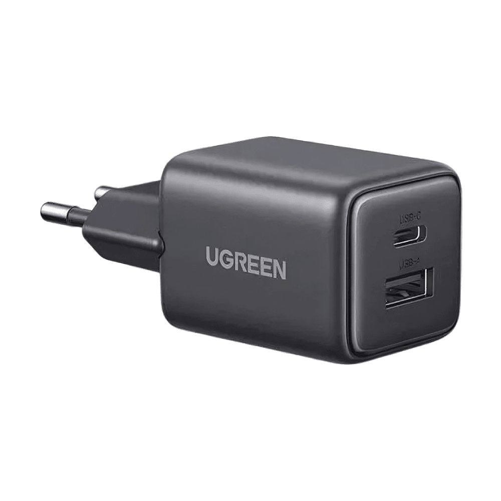 UGREEN 20W Gan Fast Charger - 1 USB - C Port & 1 USB - A Port - iPady Palestine