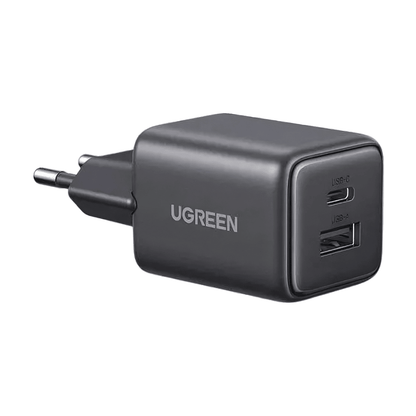 UGREEN 20W Gan Fast Charger - 1 USB - C Port & 1 USB - A Port - iPady Palestine