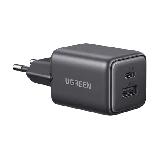 UGREEN 20W Gan Fast Charger - 1 USB - C Port & 1 USB - A Port - iPady Palestine