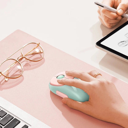 UGREEN Fun Mouse - Bluetooth + 2.4Ghz (Dual Wireless) - Pink - iPady Palestine