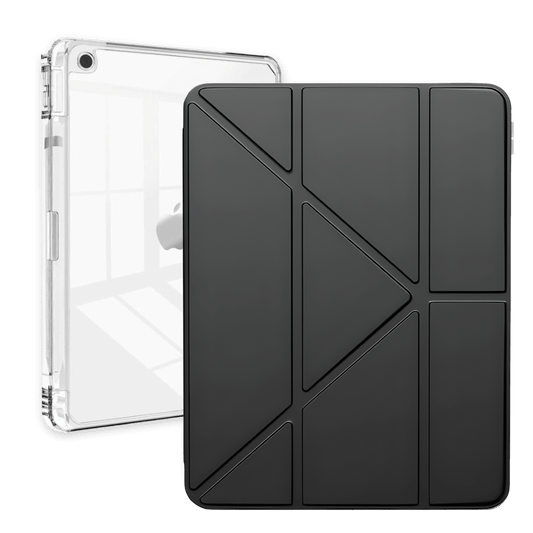 Y - Fold Case for iPad 7/8/9 - Clear Back - iPady Palestine