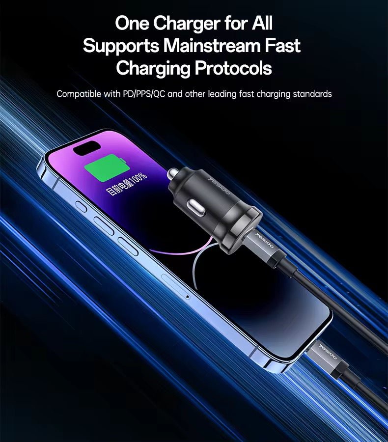 Yesido 30W USB - C Car Charger - iPady Palestine