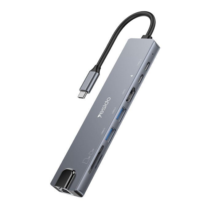 Yesido USB - C Hub - 8 in 1 - iPady Palestine