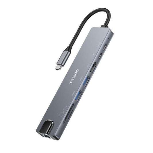 Yesido USB - C Hub - 8 in 1 - iPady Palestine